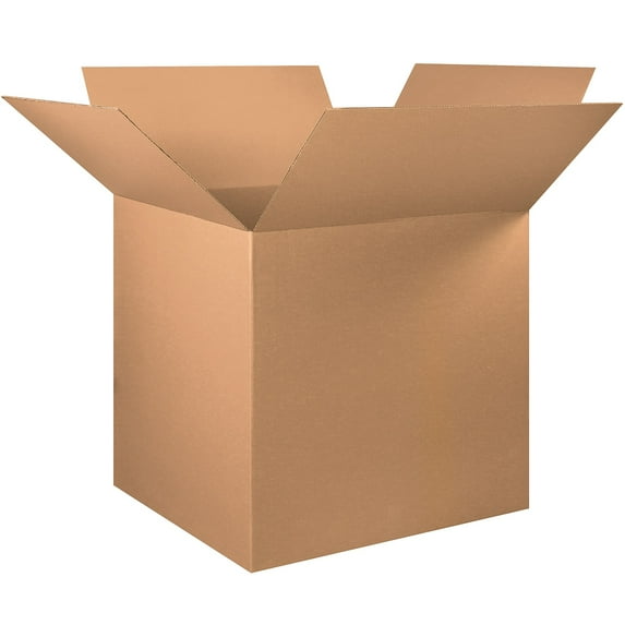 SI Products 36 x 36 x 36 Shipping Boxes, 32 ECT, Brown BS363636