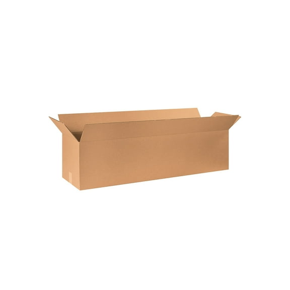 SI Products 48" x 12" x 12" Corrugated Shipping Boxes 200#/ECT-32 Mullen Rated Corrugated Pack of 10