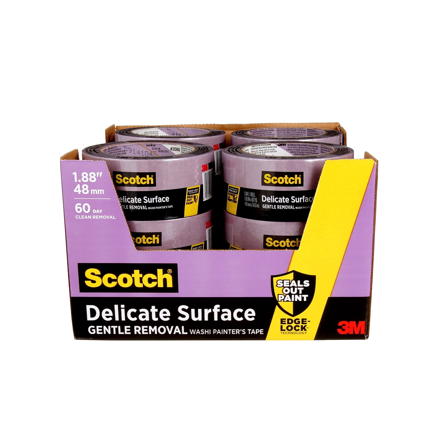 SI Products ScotchBlue WALLS + WOOD FLOORS Painter's Tape T935208012PK