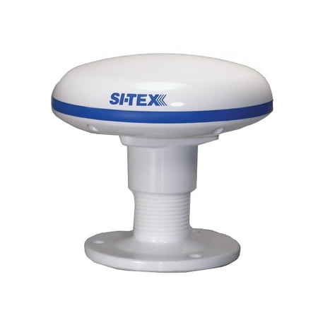 8" Beige and Blue Weatherproof GPK-11 GPS Antenna