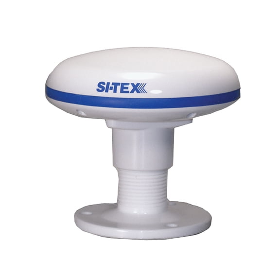 8" Beige and Blue Weatherproof GPK-11 GPS Antenna