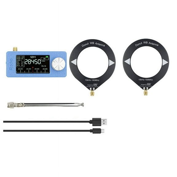 SI4732 10Khz-180Mhz Portable Radio LSB USB AM FM Pocket Mini Radio SMA Interface All Band Radio Receiver