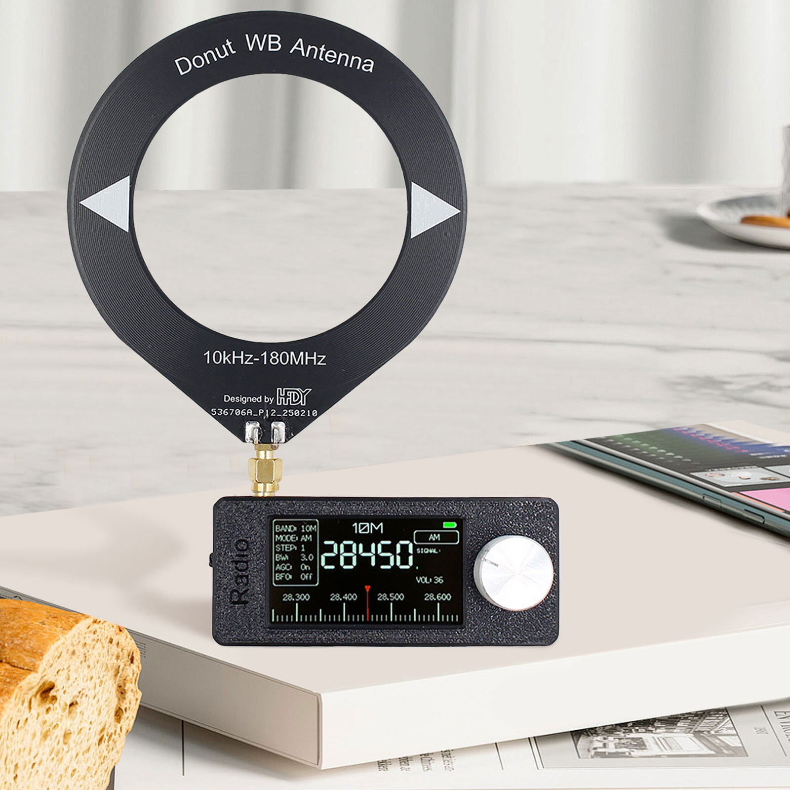 AZURAOKEY SI4732 Full Band Radio - 0,5-108MHz Empfänger Mit IPS Display