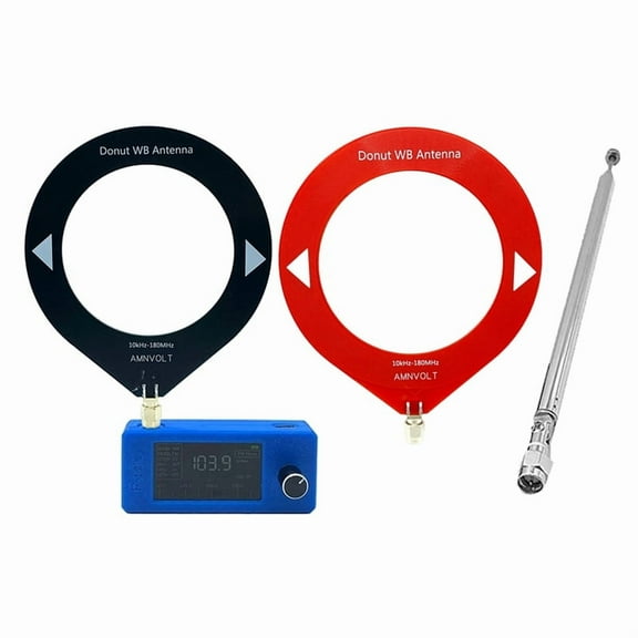 SI4732 Mini Radio Receiver 10KHz-180MHz+3 X Antenna Kit SW LW AM FM SSB SI4732 Radio Portable Shortwave Radio Receiver