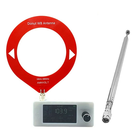 SI4732 Mini Radio Receiver 10KHz-180MHz Portable Shortwave Radio Receiver with Antenna SW LW AM FM SSB Mini SI4732 Radio