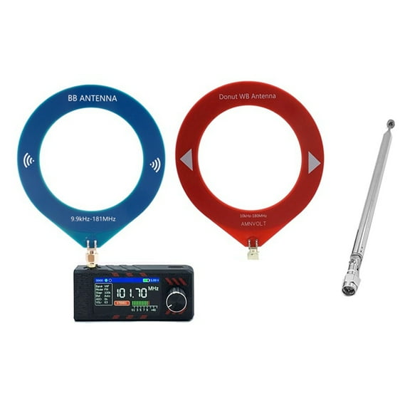 SI4732 Mini Radio Receiver 10Khz-180Mhz LSB USB AM FM All Band Mini Pocket Radio with Antenna HF SW MW VHF Radio