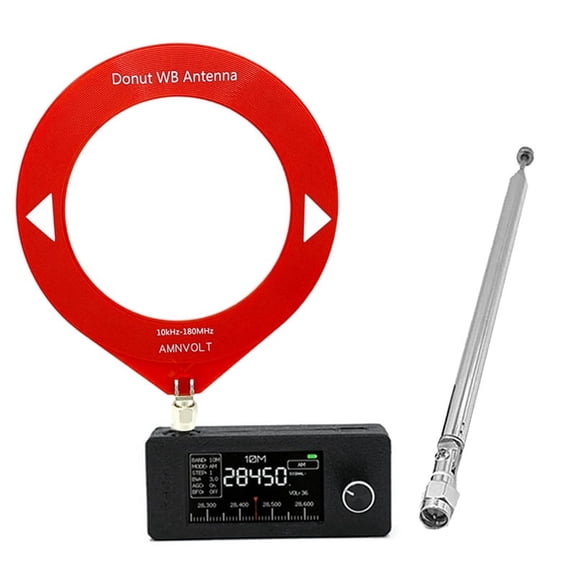 SI4732 Mini Radio Receiver+Antenna 10KHz-180MHz Portable Shortwave Radio Receiver SW LW AM FM SSB Mini SI4732 Radio