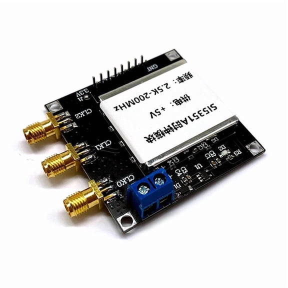 SI5351 2.5K-200MHz Clock Signal Generator Module High Frequency Square Wave Generator with STM32 TFT Display for DIY