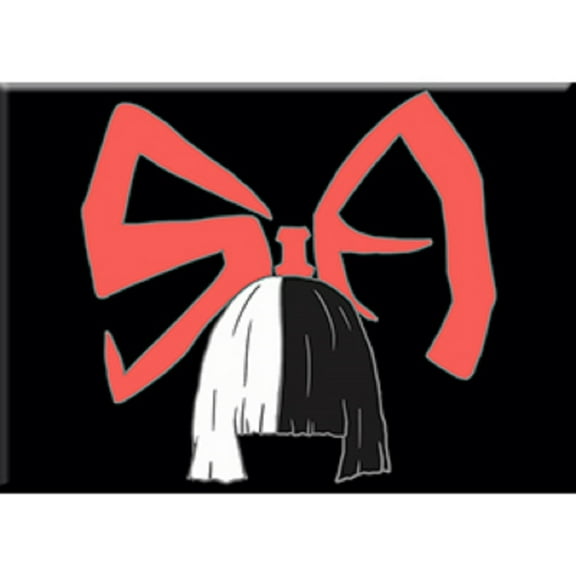 SIA LOGO FRIDGE MAGNET - Sia Logo Decorative Exclusive Artwork Refrigerator Fridge Magnet - 2.5" x 3.5"