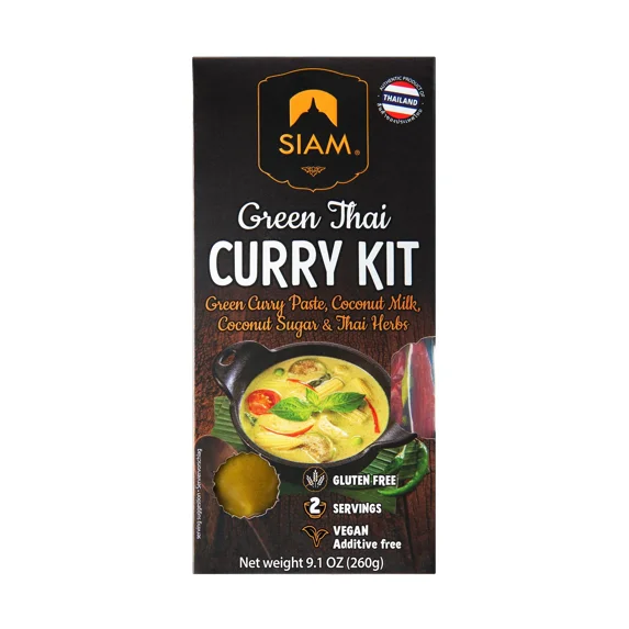 SIAM Thai Green Curry Kit, 9.1 oz (260g) Case of 6