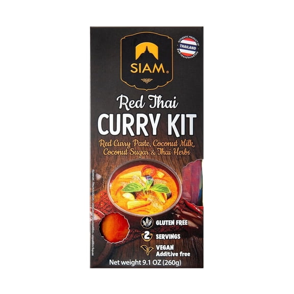 SIAM Thai Red Curry Kit, 9.1 oz (260g) Case of 6