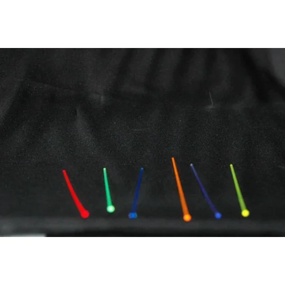 SIANA- 4 Fiberoptic Replacement Sight Fiber Optic Rods .060 1.5Mm 4 Colors Hiviz Pipes