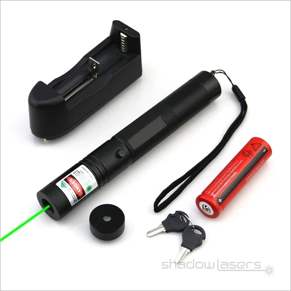 SIANA- 532Nm Green Laser Pointer Pen Adjustable Focus Light Visible Beam 1Mw Falshlight