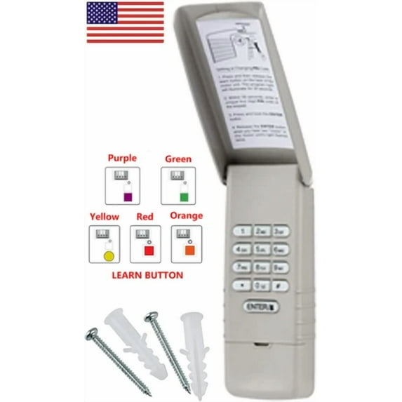 SIANA- 877Max 877Lm Garage Door Keypad Compatible For Liftmaster Garage ...