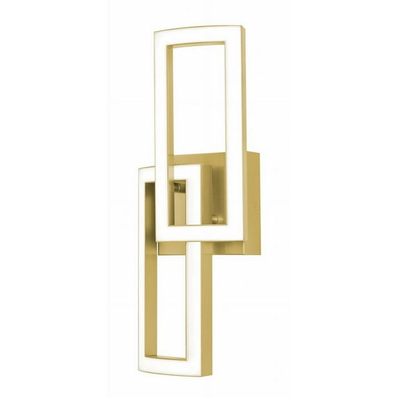SIAS0717LAJUDGD AFX Sia - 25W 2 LED Wall Sconce In Contemporary Style-16.75 Inches Tall and 6.75 Inches Wide-Gold Finish