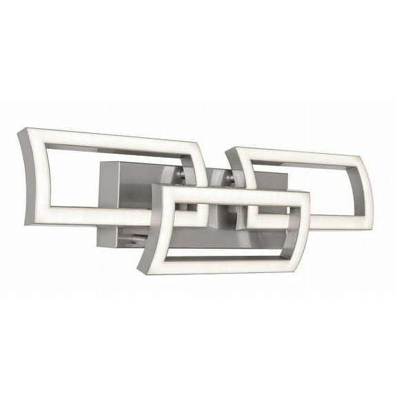 SIAV2407LAJUDNP AFX Sia - 35.01W 3 LED Bath Vanity In Contemporary Style-4 Inches Tall and 23.31 Inches Wide-Painted Nickel Finish