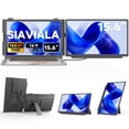 thumbnail image 1 of SIAVIALA Laptop Screen Extender 15.6 Inch - FHD 1080P Portable Monitor, 3-in-1 Detachable Clampable Dual Screen for 13-17.3" Laptops, External Display Splitter for Windows Mac Android Chrome, 1 of 7