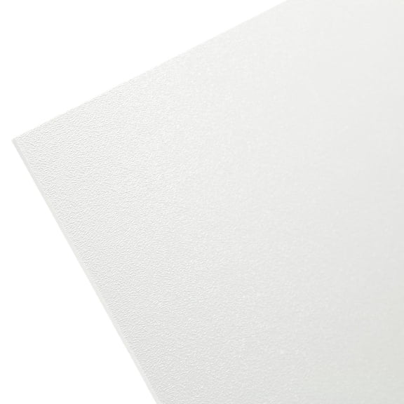 SIBE Automation White ABS Plastic Sheet Textured, Smooth 1/16 Thick ABS Sheet 24 x 24 x 1/16, 2 Pack