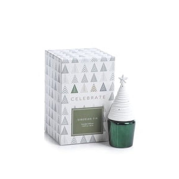 SIBERIAN FIR GREEN Celebrate Mini Tree Diffuser by Zodax