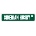 thumbnail image 1 of SIBERIAN HUSKY Street Sign dog lover great Iditarod sled | Indoor/Outdoor |  24" Wide, 1 of 5