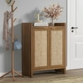 thumbnail image 1 of SICOTAS 24 Pairs Shoe Cabinet with Doors & Shelves, 6-Tier Shoe Storage Organizer Cabinet, Farmhouse Boho Engineered Wooden Shoe Rack Cabinet for Entryway Hallway Bedroom Closet, 1 of 10
