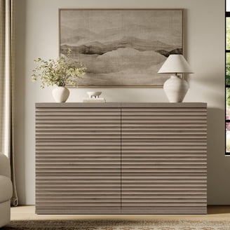 grey dresser walmart Better Homes & Gardens Modern Farmhouse 56.85" Wide 6 Drawer Dresser, Rustic Gray Finish