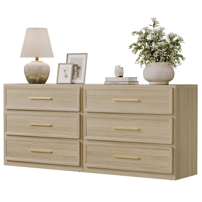 gold dresser and nightstand set SICOTAS, Nightstand Set of 2, 31.3