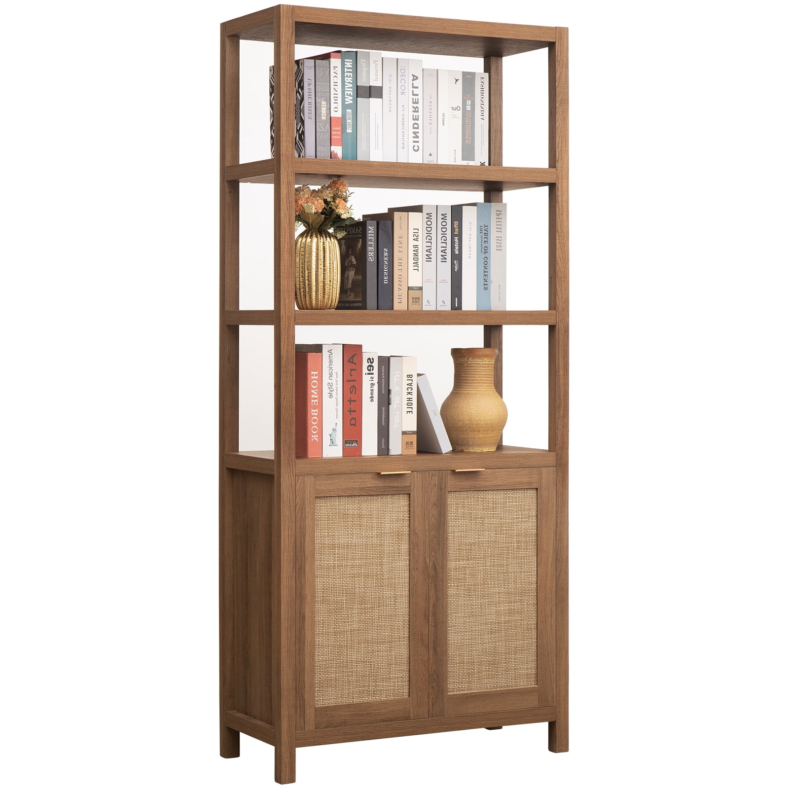 66 modern farmhouse 2024 bookcase storage cabinet