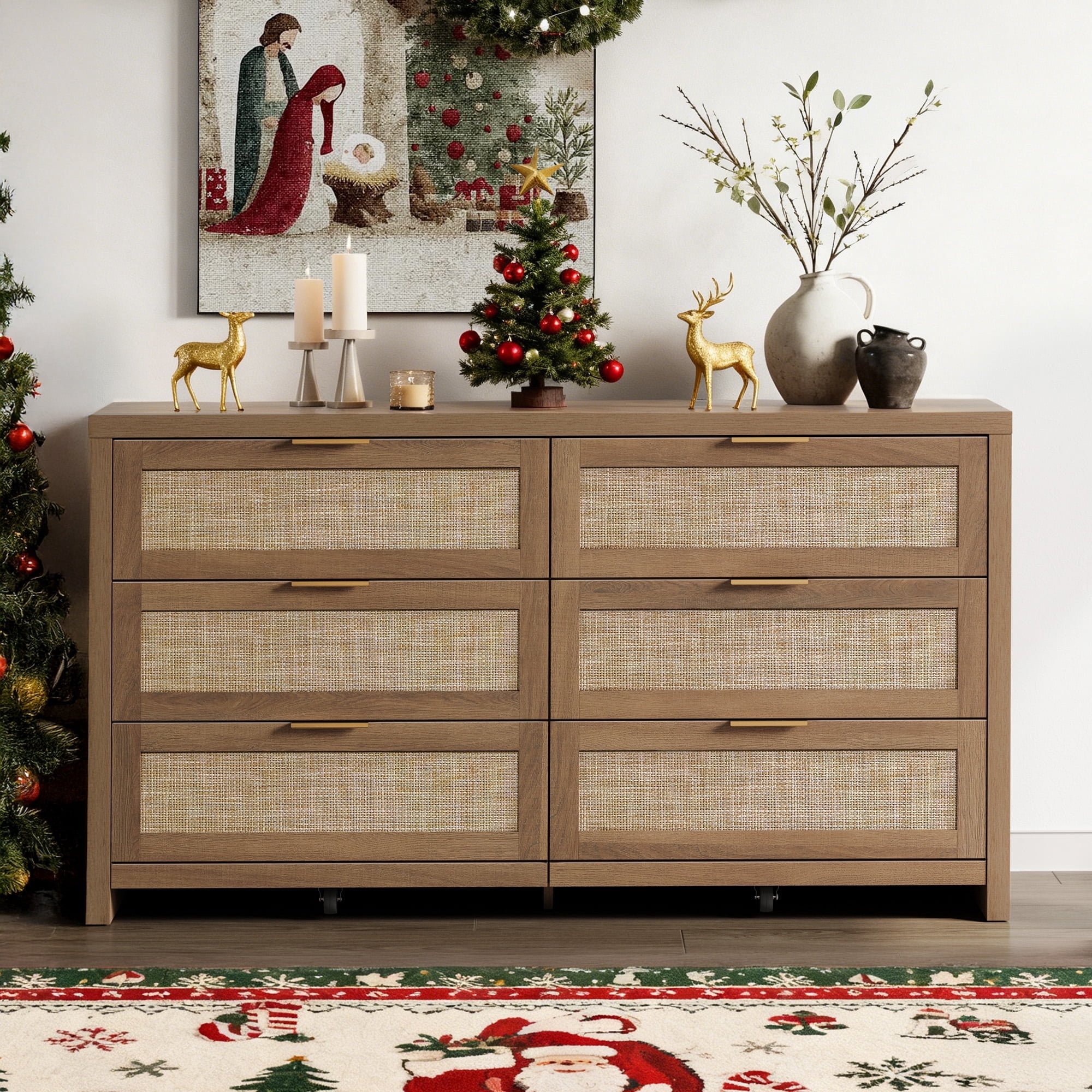 SICOTAS 6 Drawer Dresser - guest room