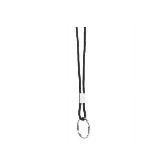 SICURIX, BAU69309, Lanyard With Ring, 1 / Each, Black