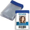 thumbnail image 1 of SICURIX Color-coded Vinyl Vertical Badge Holder, Box of 50, 1 of 5