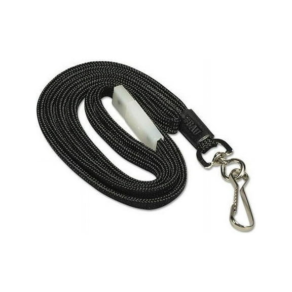 SICURIX Hook Fastener Breakaway Lanyard 1 Each - 0.3" Width x 36" Length - Black
