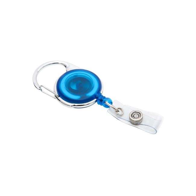 SICURIX Quick Clip ID Badge Reels Round Strap BLUE (68753)