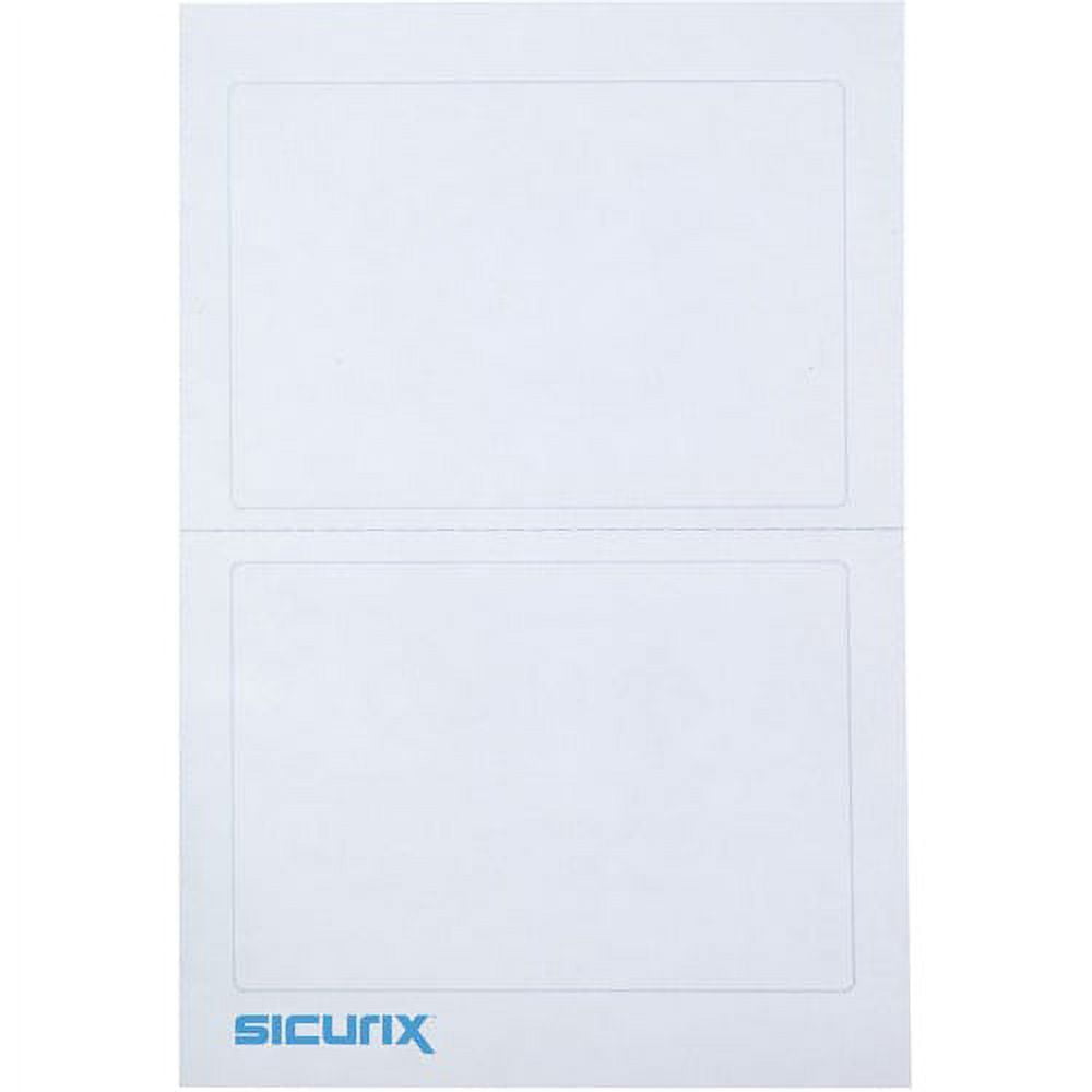 SICURIX Self-adhesive Visitor Badge - 3 1/2 SICURIX Self-adhesive Visitor Badge - 3 1/2