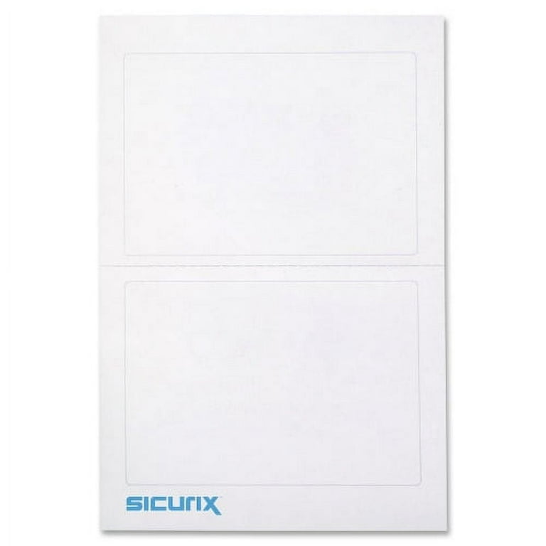SICURIX Self-adhesive Visitor Badge - 3 1/2 SICURIX Self-adhesive Visitor Badge - 3 1/2