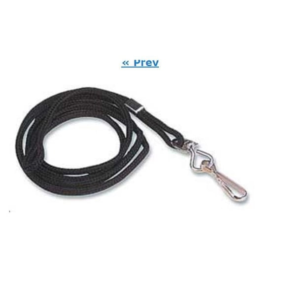 SICURIX Standard Lanyards Hook Rope Style 12 Pack BLACK ()