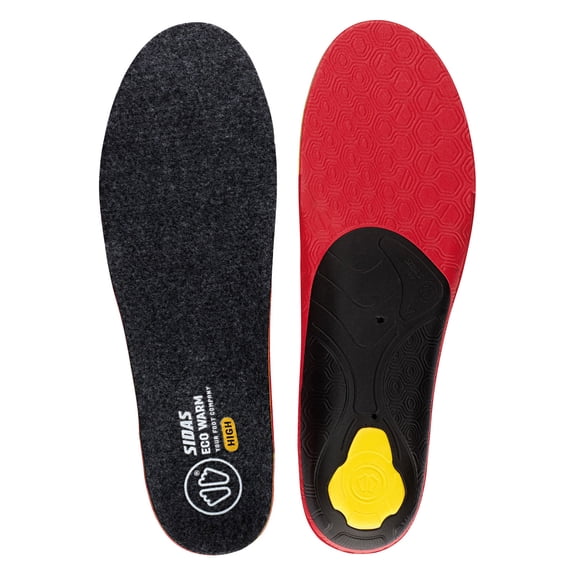 SIDAS 3Feet Eco Warm High Ski Insoles, Size: S