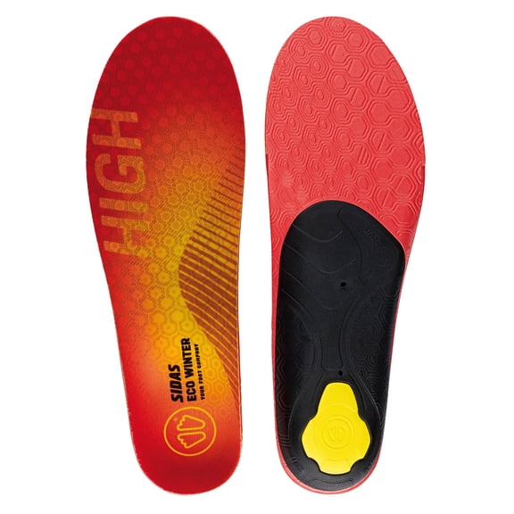 SIDAS 3Feet Eco Winter High Ski Insoles, Size: S