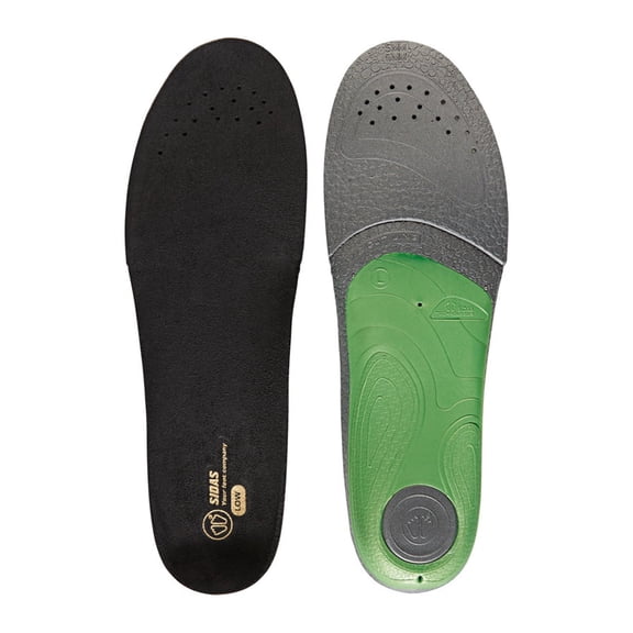 SIDAS Adult Unisex 3Feet Slim Low Cushioned Perforated Insoles, Size: L