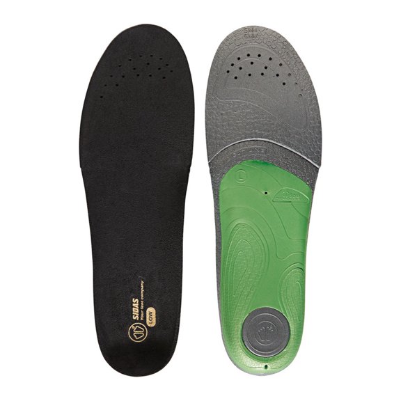 SIDAS Adult Unisex 3Feet Slim Low Cushioned Perforated Insoles, Size: M
