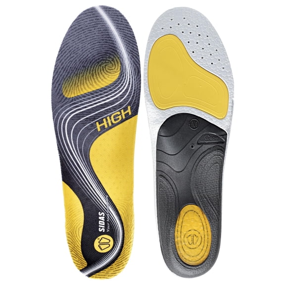 SIDAS Unisex 3Feet Activ' High-Arched Feet Multisports All-Year Insoles | Enhanced Heel Cushioning, X-Large (45-47)