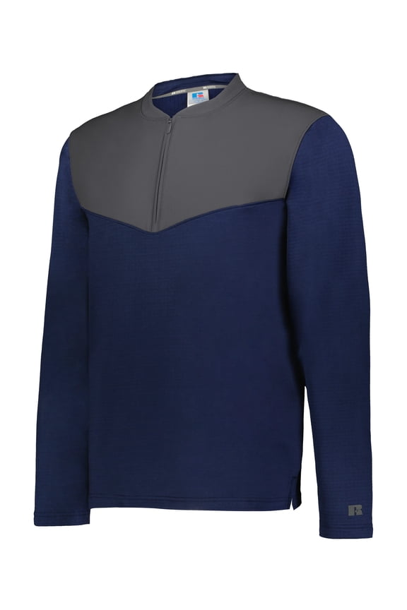 SIDELINE GRID 1/4 ZIP PULLOVER