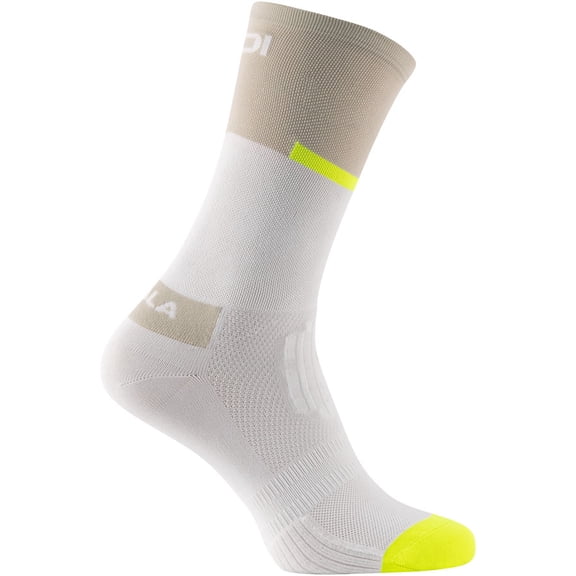 SIDI Neo Socks - White/Sand, 20cm, Fits Sizes 40-43