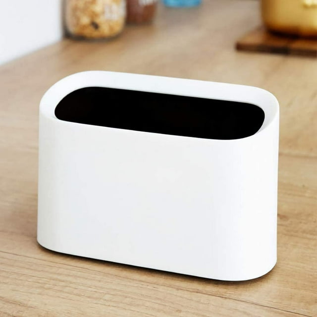 SIDIANBAN Small Desk Wastebasket, Mini Countertop Trash Can Cute