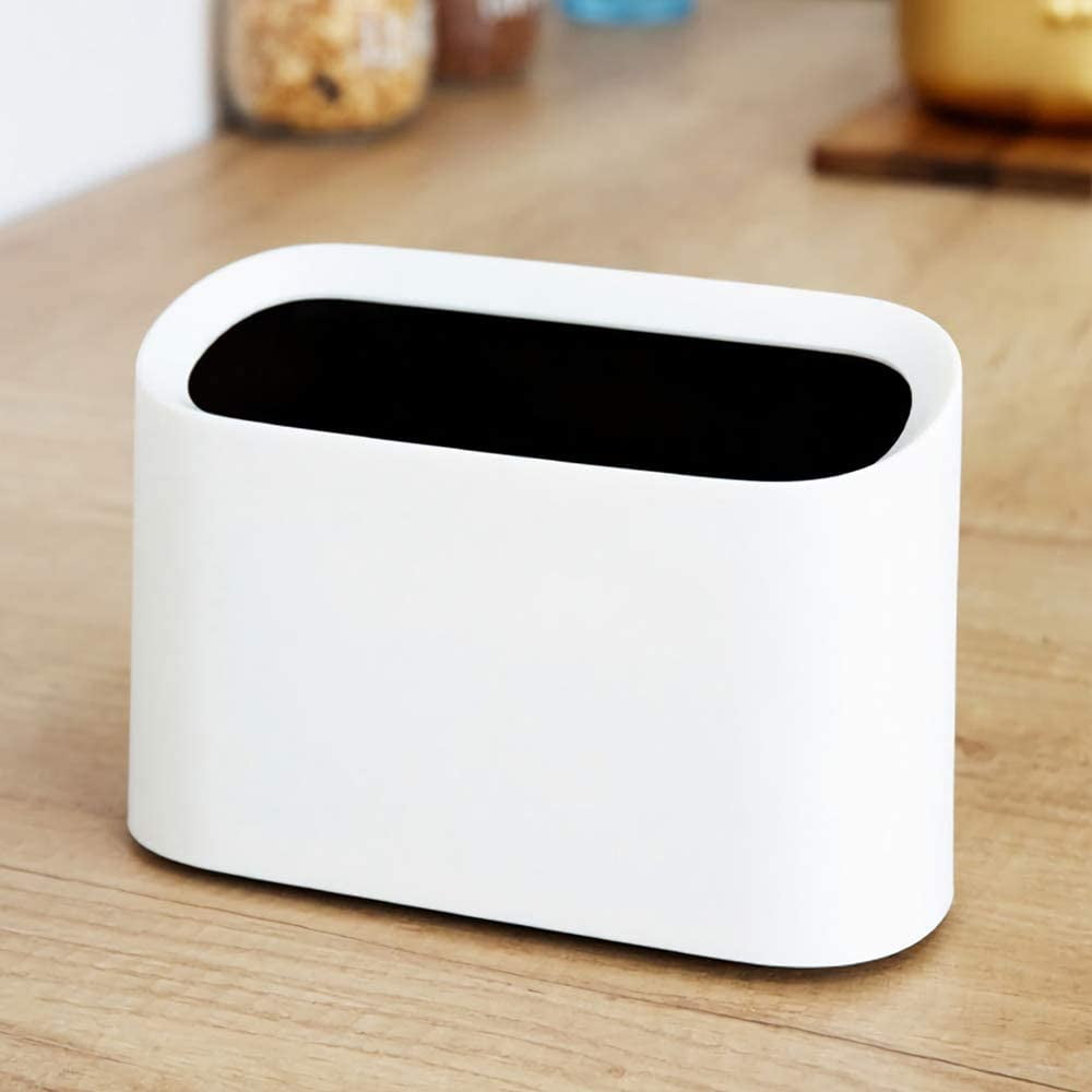 SIDIANBAN Tiny Desk Trash Can, Mini Countertop Waste Basket Cute