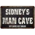 thumbnail image 1 of SIDNEY'S Man Cave Black Grunge Sign Home Decor Gift Cave Funny 208120004347, 1 of 1