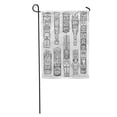 thumbnail image 1 of SIDONKU Aloha Collection of Sketches Hawaiian Tiki Idols Bar Carving Climate Garden Flag Decorative Flag House Banner 28x40 inch, 1 of 2