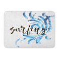 thumbnail image 1 of SIDONKU Aloha Vintage Watercolor Summer Surfing Palm Trees and Lettering Tropical 70S Doormat Floor Rug Bath Mat 23.6x15.7 inch, 1 of 1