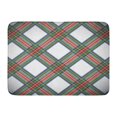 thumbnail image 1 of SIDONKU Blue Plaid Modern Dress Stewart Tartan Green Scottish Celtic Pattern Doormat Floor Rug Bath Mat 23.6x15.7 inch, 1 of 1
