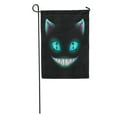 thumbnail image 1 of SIDONKU Blue Smile Fantasy Scary Smiling Cat Face on Cheshire Alice Garden Flag Decorative Flag House Banner 28x40 inch, 1 of 2